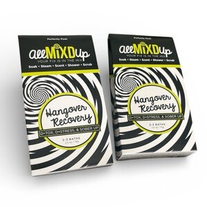 2 Boxes PERFECTLY POSH ALL MIXD UP Bath Salts HANGOVER RECOVERY D-Tox D-Stress